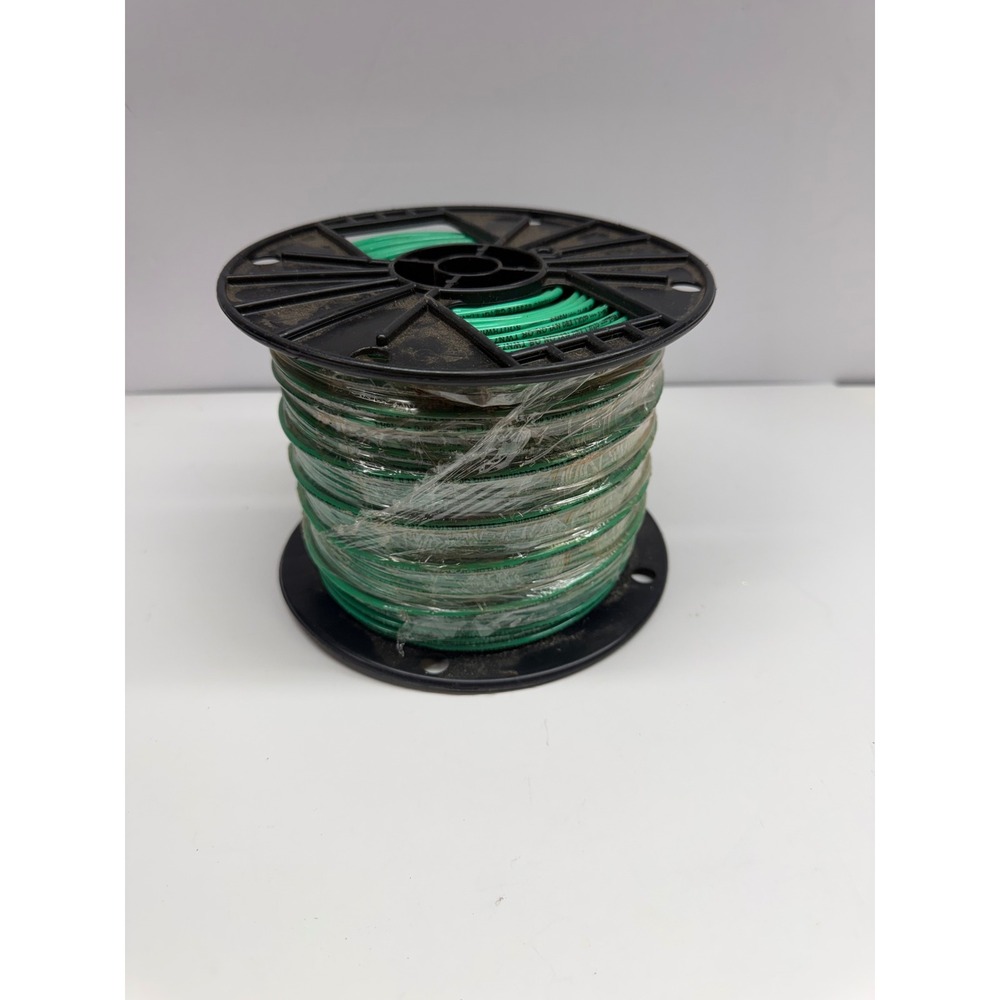 Southwire E23919 12 AWG THHN THWN-2 Green Stranded Copper Wire 600V Gasoline Oil